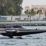 Emma Kimiläinen Instagram – Fly with @e1teambrady 🏁
First race in the @e1series on the 2.-3. February in Jeddah. 

#e1series #teambrady #tombrady #e1teambrady #e1 #powerboating #electricracing #racing #motorsport #womeninmotorsport #powerboating Red Sea Marina Obhur
