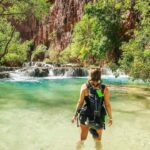 Emma Meisel Instagram – I can’t feel my legs Havasupai Falls, Grand Canyon