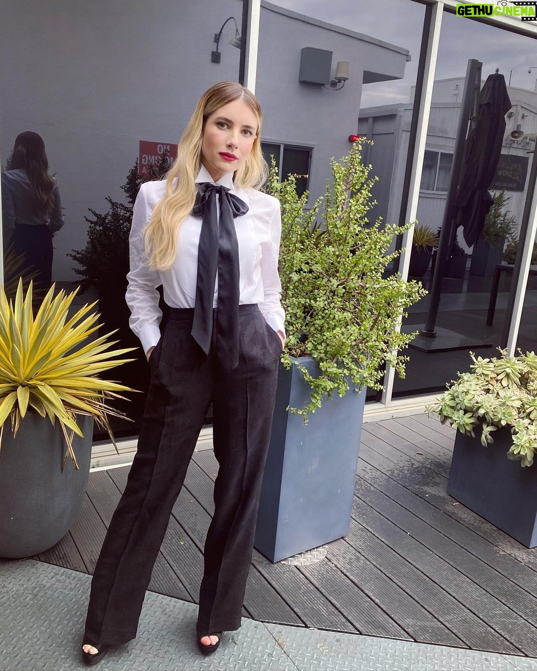 Emma Roberts Instagram - Catch me talking #maybeido on @j_corden tonight! 🪩🖤