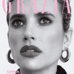Emma Roberts Instagram - @graziausa_ 💗talked #americanhorrorstory & #madameweb & @belletrist with @emiliapetrarca 🪩 📸 @daniellamidenge 🤍