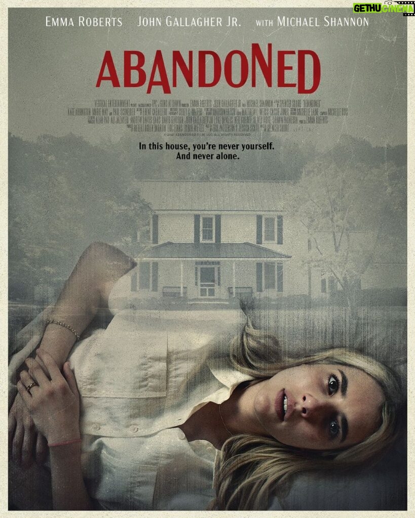 Emma Roberts Instagram - ABANDONED is out now on video on demand! 👻 link in bio 🏠 🕸