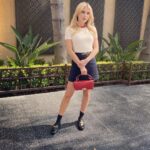 Emma Roberts Instagram – It was a @maisonvalentino day in LA🌴 ❤️ @elkin 🍿