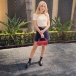 Emma Roberts Instagram - It was a @maisonvalentino day in LA🌴 ❤️ @elkin 🍿