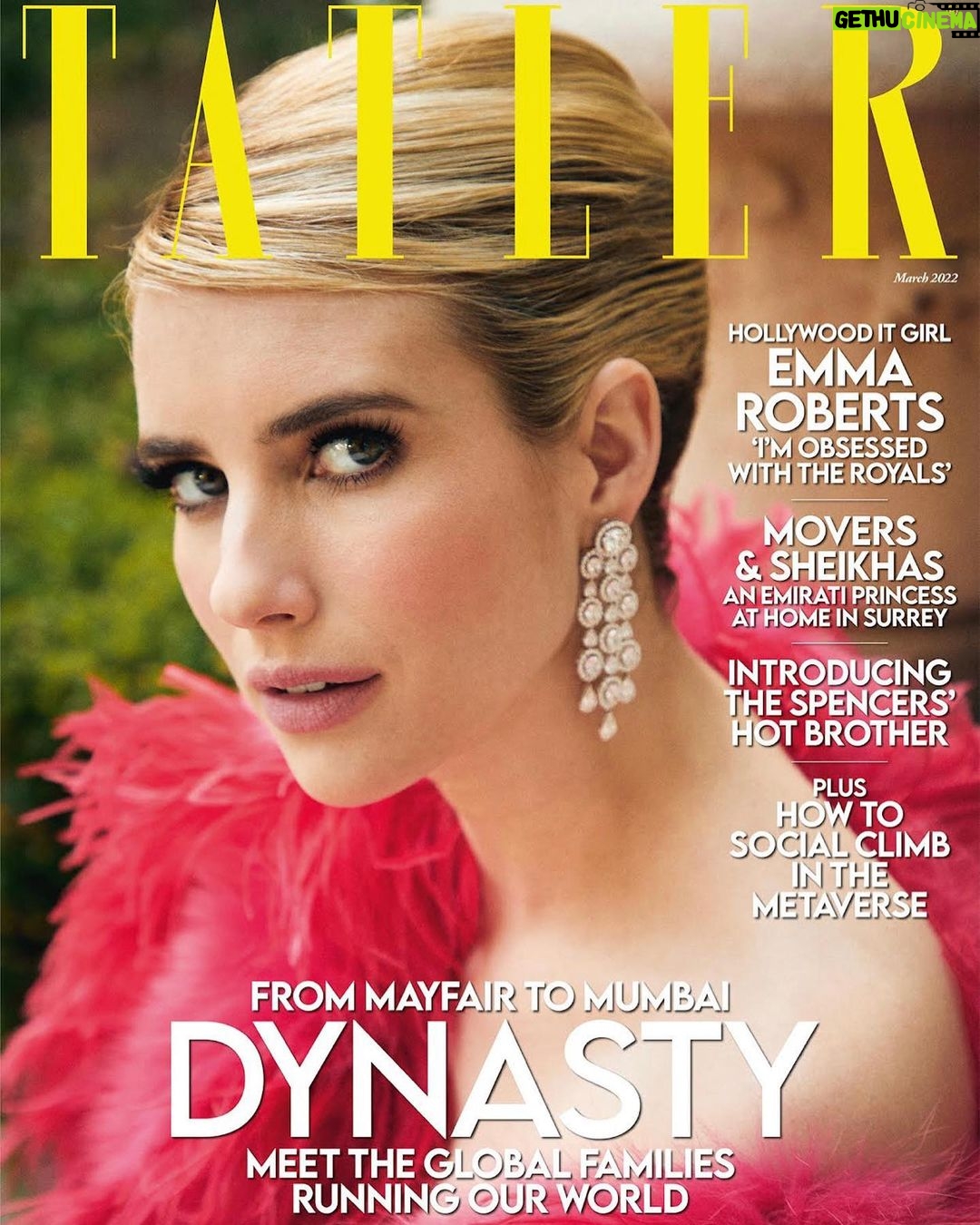 Emma Roberts Instagram - ๐thank you for having me @tatlermagazine ๐ ๐ธ @victordemarchelier