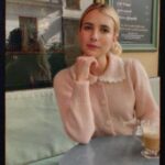 Emma Roberts Instagram - Paris. Cappuccino. Book. All I need ☕️ 📖 🇫🇷 @belletrist