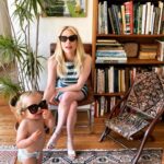 Emma Roberts Instagram – the perfect California weekend ☀️ swipe for my godson and I twinning 💙 

stripes by @louisvuitton 👗 
#smith by @britelkin