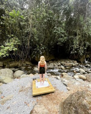 Emma Roberts Instagram - The most beautiful reset possible in my new favorite place 🏝 @thewell @altagraciaauberge @aubergeresorts the most magnificent setting, the kindest people, the most mind blowing experiences 💗 can’t wait to get back!