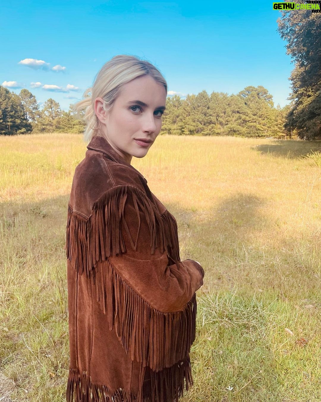 Emma Roberts - 630.4K Likes - next adventure š new favorite jacket courtesy of @theludlowshop š