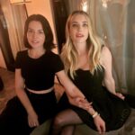 Emma Roberts Instagram - happy birthday to my sister @britelkin 🌝 I love you beyond! my muse, my bff, my stylist extraordinaire! the person who always holds my hand during turbulence and always knows when to order champagne! & you birthed Roadie’s best friend ON your birthday! Queen! Happy Birthday Henry! ❤️