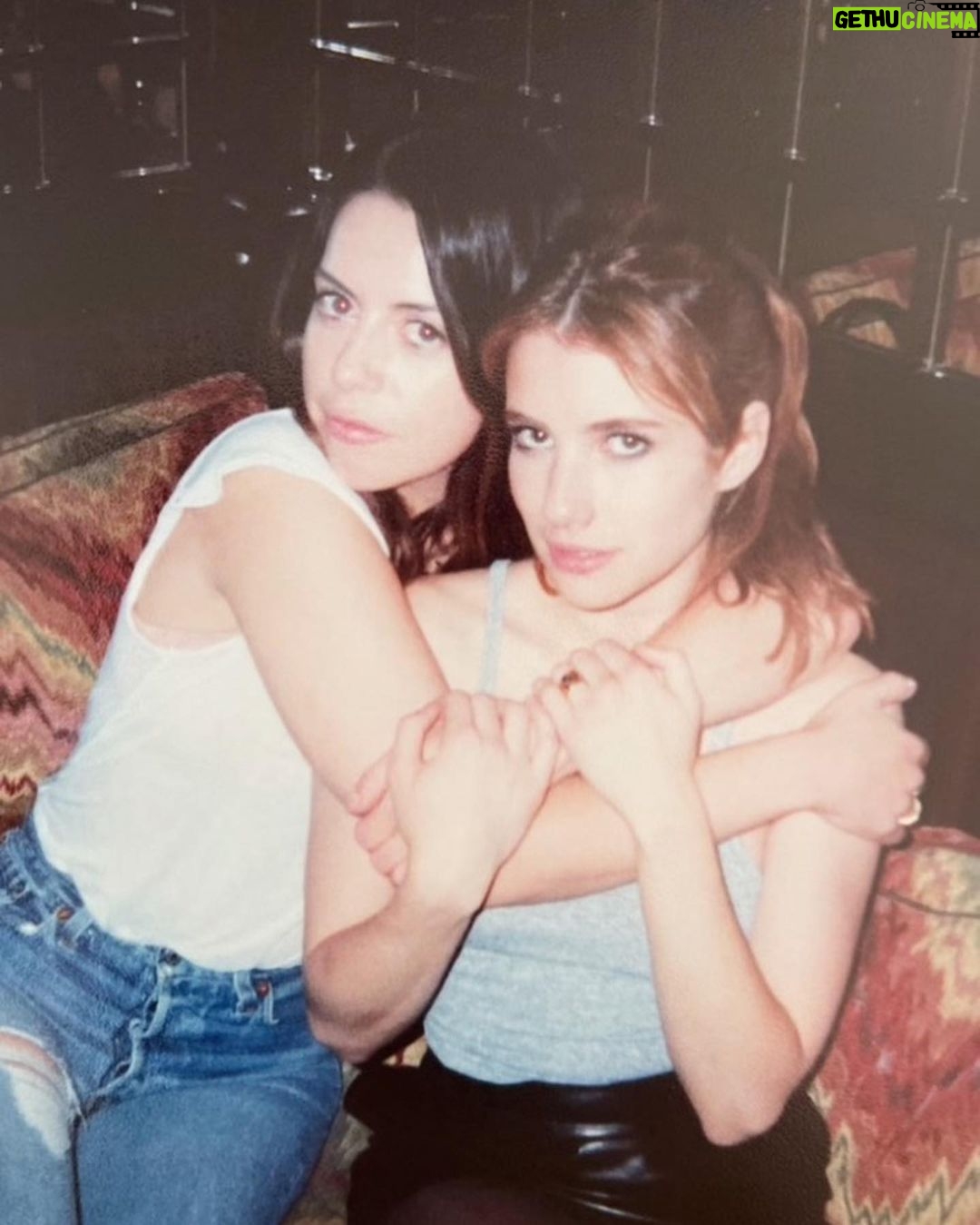 Emma Roberts Instagram - happy birthday to my sister @britelkin 🌝 I love you beyond! my muse, my bff, my stylist extraordinaire! the person who always holds my hand during turbulence and always knows when to order champagne! & you birthed Roadie’s best friend ON your birthday! Queen! Happy Birthday Henry! ❤️