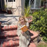 Emma Roberts Instagram – a book has not broken my heart in a good way in a long time 🧡 please read along with us @belletrist for MAY with I COULD LIVE HERE FOREVER by the amazing @hanna.halperin 📚 #icouldlivehereforever 💥