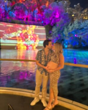 Emmy Buckner Instagram - Turned 33 years old, hit 33 weeks pregnant, and took a last minute approximate 33 hour trip to Las Vegas all in one week! Apparently 3 is a lucky number and I am stoked to enter this next chapter surrounded by love, luck, friendship, and Katy Perry. Can’t wait to cheers you all with a non-virgin beverage and a baby in my arms.