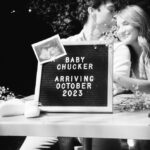 Emmy Buckner Instagram - Happy Due Date to our little fam 🤍 It’s been a special 40 weeks, but it’s time to evacuate baby boy. 📸 film @adwinbrown