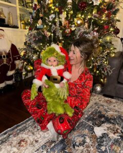 Emmy Buckner Instagram - Baby Grinch invaded Christmas and our hearts grew three sizes! ❤️❤️❤️ Been planning on this since he acquired his unique nickname at 5 days old 😂