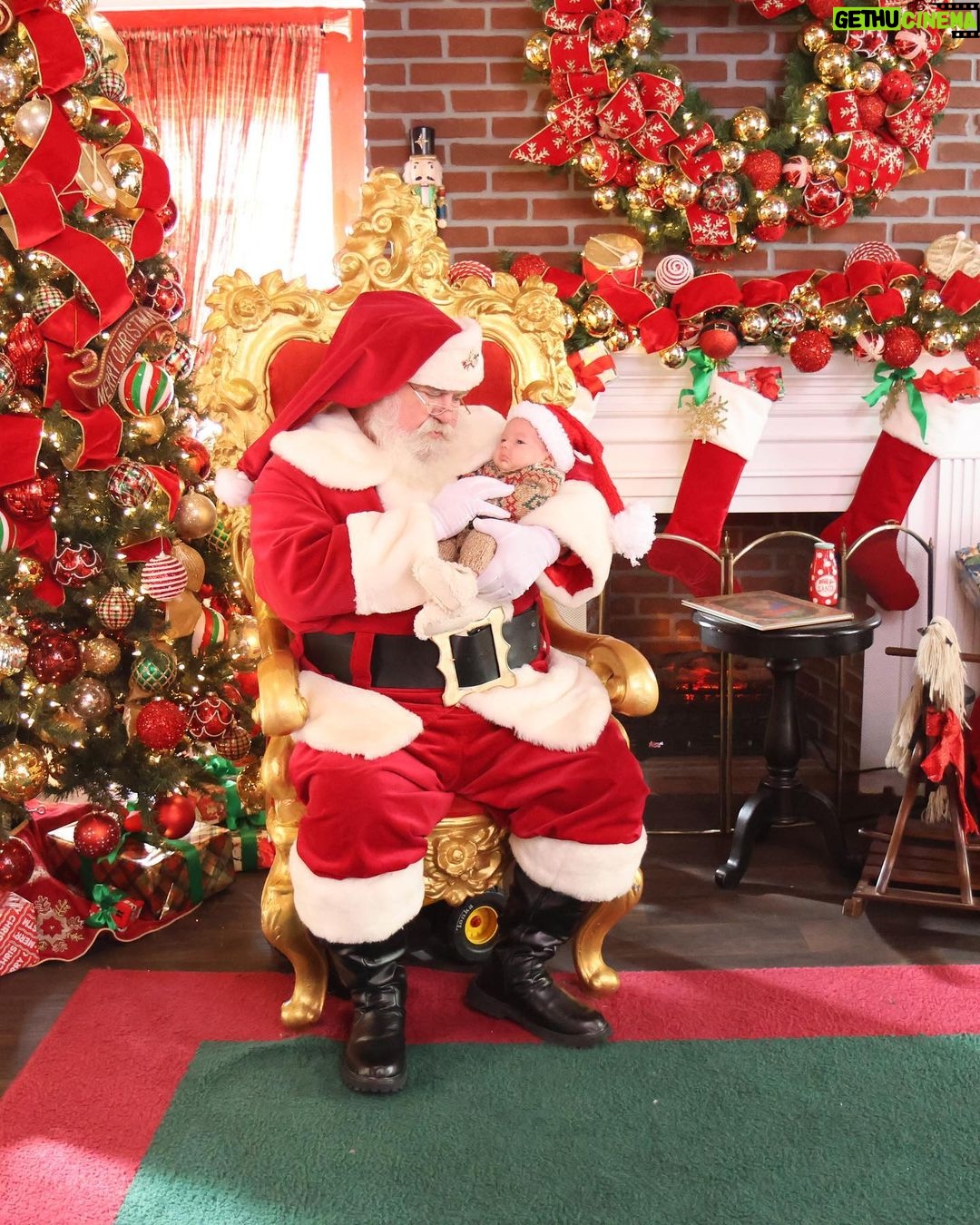Emmy Buckner Instagram - My son met Santa. I repeat, MY baby met Santa!!!🎅🏻