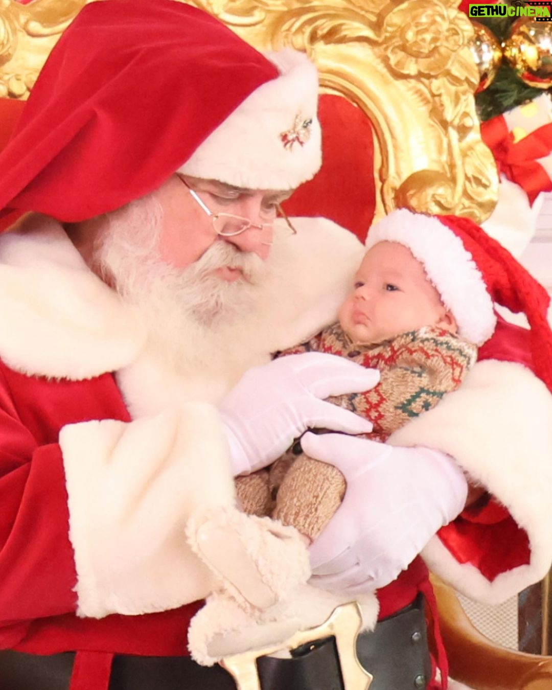 Emmy Buckner Instagram - My son met Santa. I repeat, MY baby met Santa!!!🎅🏻