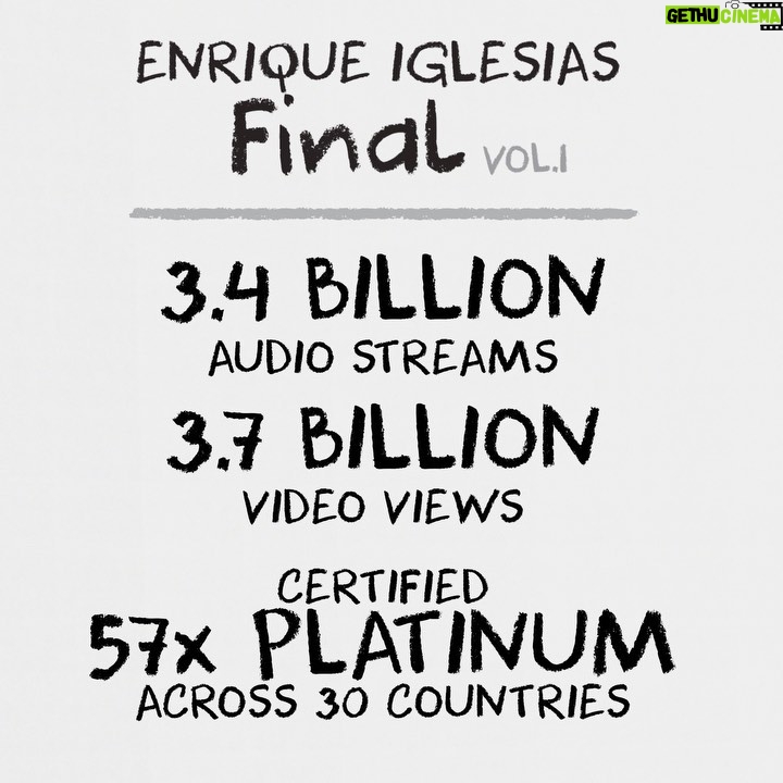 Enrique Iglesias Instagram - Gracias a todos for making this album truly special and an amazing first week! 💥💥💥 @myketowers @farruko @badbunnypr @nickyjam @pitbull @wisin @descemerbueno @zionylennox