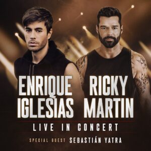 Enrique Iglesias Instagram - #USA & #CANADA!!! Excited to announce that I’m going on tour with @Ricky_Martin & @SebastianYatra!!! An exclusive fan pre-sale will be March 11th at 10AM.  The password is “EI2020” Don’t miss it!!! #EnriqueRickyTour (link in bio) 
#USA & #CANADA!!! Emocionado de anunciar que estaré de gira con @Ricky_Martin & @SebastianYatra!!! Pre-venta exclusiva para mis fans inicia este 11 de marzo a las 10AM.  La contraseña es “EI2020” No se lo pierdan!!! #EnriqueRickyTour (link en bio)