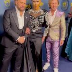 Envy Peru Instagram - On the red carpet with my two wonderful dates @carloboszhard and @herrie_makers during the @televizier Ring Gala 2022 ✨ —— Last photo by @dominiquesamuel Styling: @tommydriessen Hair: @jeanbaptiste.santens Jewellery: @vandenbergbjorn —— #makeup #fashion #powerofmakeup #transformation #instagram #envyperu #makeupartist #queen #televizierring #televizier #gala #redcarpet #love Koninklijk Theater Carré
