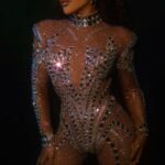Envy Peru Instagram - ✨B O D Y✨ Feeling like a billion dollars in my @banglondon Thank you for making my vision come to life 🫶🏼✨ Hair made and styled by me #rupaulsdragrace #werqtheworld #ziggodome #renaissanceworldtour #beyonce #catsuit #crystals