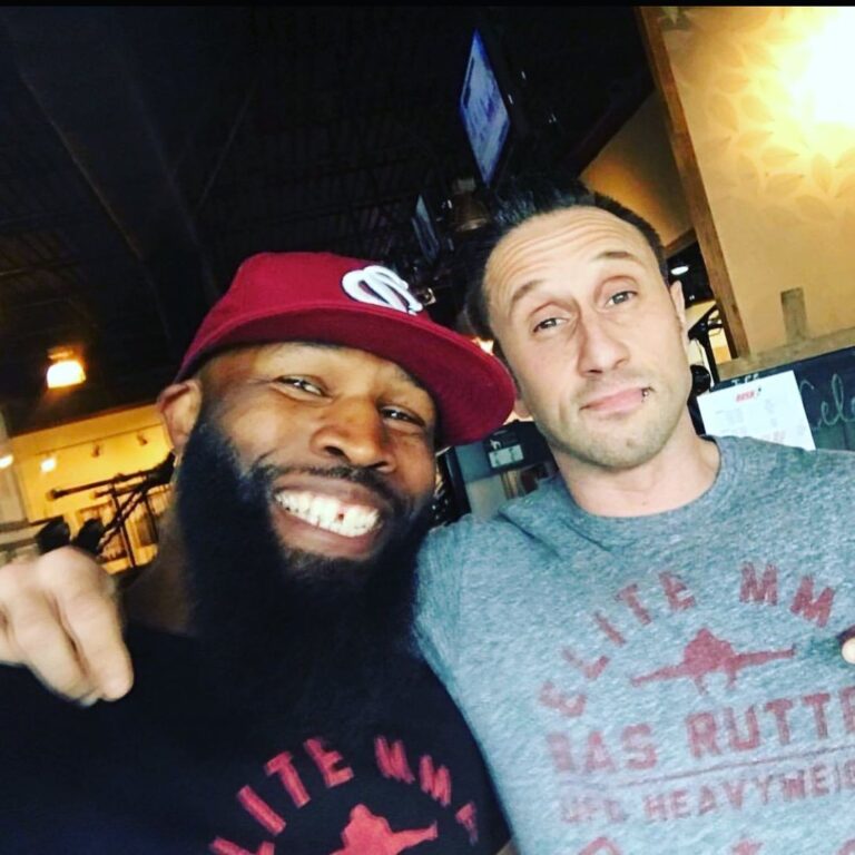 Eric Bass Instagram - This is Deno. Deno is my trainer, but he is waaay more than that to me. Deno is my friend. Deno is my BROTHER. Deno and I discuss racial issues and race relations on a weekly...hell, on a daily basis. I ask him about things I don’t understand, and he, in turn, does the same with me. I am fortunate enough to grow and gain so much understanding from his wisdom and perspective. However, I gain the most from his love. Yep, we’re two grown ass men, and I love him and he loves me. We say it every time that we part ways. I wish everyone in the world could have a friendship and relationship like the one we share. As we, a nation of imperfect and fallible individuals, all from different races and backgrounds, face each other right now and try and navigate these waters, please try and think about one another’s perspective. Take time to really listen to what someone from a different place has to say. You will grow from their wisdom, and gain valuable understanding. It can change you for the better. It will make you a better human being, and it can, and will change your life. I promise. ❤️❤️❤️ @fitculturebydeno #perspectiveandunderstanding #loveeachother Johns Island, South Carolina