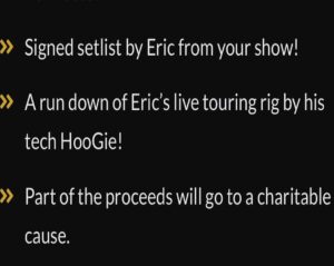 Eric Bass Instagram - Introducing the Eric Bass staged played bass VIP package! Want a cool backstage VIP experience? Want a signed bass played onstage by Eric Bass at the show of your choice? Go to www.ericbass.co to reserve your experience today! A portion of all proceeds will go to a charitable cause! Sign up today at www.ericbass.co! (Link in bio!) 

🎫 LIMITED TICKET TIME DEAL: Get 4 tickets ALL IN for $80 through @LiveNation’s Summers Live promo now through 8/1 for select dates on the #TheRevolutionsLiveTour.

#shinedown #stageplayed #stageplayedguitar #stageplayedguitarexperience #stageplayedbass #vipexperience #monday #mondaymotivation #mondaymood