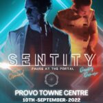 Eric Osmond Instagram - ❗𝕊𝔼ℕ𝕋𝕀𝕋𝕐 is landing 🛸 @sentity_music 🛸 Join us for the first stop of our PAUSE AT THE PORTAL tour. ‣ Saturday, Sep 10th 2022 @ 9:30 PM ‣ Provo Towne Centre - 1200 Towne Centre Blvd, Provo, UT ‣ $5.00 Entry Bring a friend and come be energized by the music & out of this world light show! Tickets on sale now: 👉 Link in the bio 👈 Presented by: @thenerdy.wolf and @provotownecentre -- @nicolamity #utahmusicscene #utahmusic #utahconcerts #concert #electronicdancemusic #concertnearme #lightshow #lazerbeams