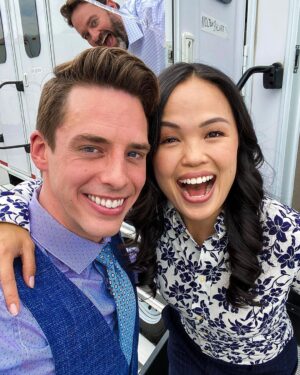 Eric Osmond Instagram - Some photos from behind the scenes of Love in the Limelight 🎬🎞

Watch it on the @hallmarkchannel 
Sun, 8/7 at 6 pm EST
Thu, 8/11 at 8pm EST
Sun, 8/14 at 12pm EST
Sat, 8/20 at 4pm EST

@ronoliver @vegaalexa @therealcarlospena @nikkisoohoo @thechristopherrobinmiller @jimwilberger @chriscope88 @maikataylor @starzandfxmgmt @ericandpepper and more!

@hallmarkmovie #loveinthelimelight #hallmarkmovie #fallinlove #ericosmond #actor #behindthescenes
