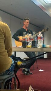 Eric Osmond Instagram - Audience perspective of the audition that I got to do for @savannahostler 's feature film @evenindreamsmovie 🎞 what a crazy day! (and yes, I saw you... *hidden camera wink* 😉 & thank you! 🙏🏻 😂 . Fun fact... I didn't actually get the part I auditioned for... lol 😂 But INSTEAD, my manager @starzandfxmgmt called me soon after, telling me that I got cast to play myself in the film! 🤩😅 How cool! (My cousin @nathanosmond also got to play himself in the film. Another fun fact: we were going to have a scene together where we play off of the line a little bit country, a little but rock and roll