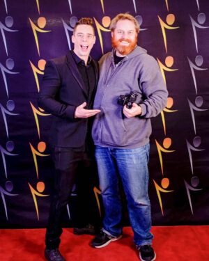 Eric Osmond Instagram - Love these guys; what a night! 

Special thanks to:
🎬 @utahfilmawards @warrenworkman79 @doraworkman73 and @townehub

📸 @josephvernonreidhead for taking such great photos of everyone. (It's become our tradition to have a photo with you as well!) 

🎭@starzandfxmgmt and @pepperprestige I couldn't get this far without you!

#actor #utahfilm #utahactor #utahfilmawards #filmawards #ericosmond #ericosmondactor