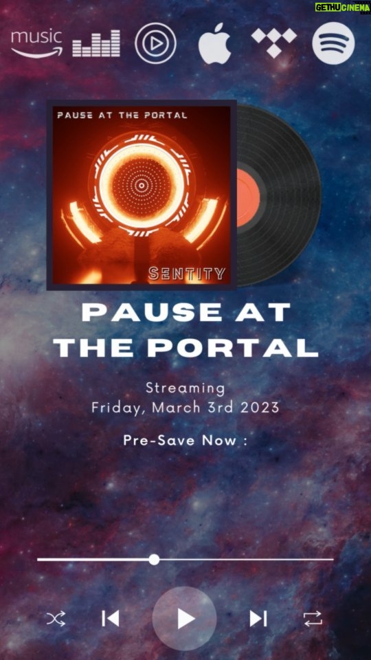 Eric Osmond Instagram - Attention troops! Report to the portal FRIDAY 3.3.23 for the arrival of our newest weapon in the battle for musical supremacy. "Pause At The Portal" a collaborative album by @dannydemosi and @ericosmond.official drops in just a few days! Brace yourselves for an auditory assault like no other. #scifimusic #newalbumdropping #ericosmond #ericosmondmusic #dannydemosi #edm #newmusicfriday