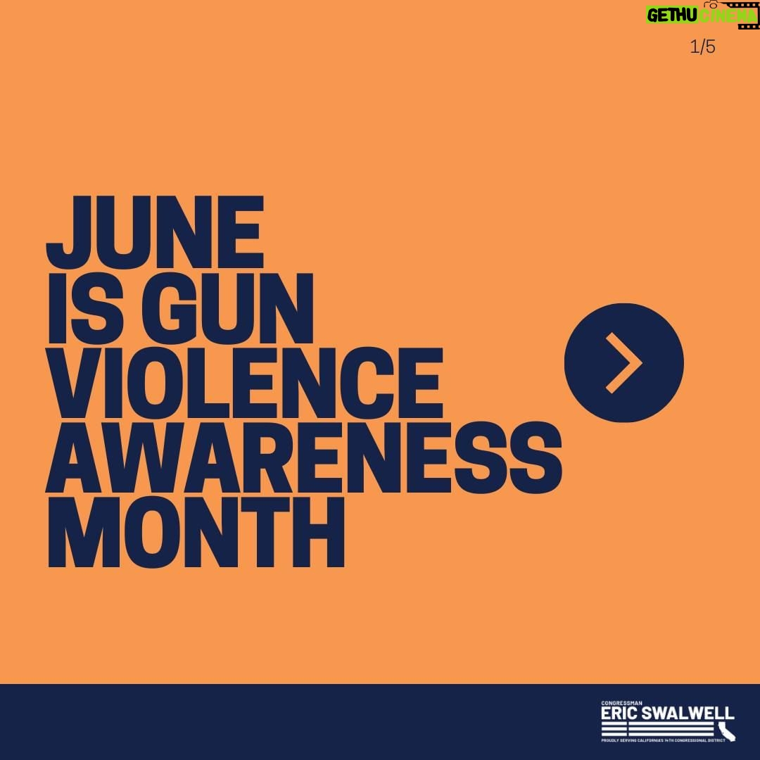 Eric Swalwell Instagram - Far too many mass shootings are normalized in the U.S. today. We need further commonsense reforms to save lives and end gun violence. #NationalGunViolenceAwarenessDay #GunViolenceAwarenessMonth