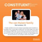 Eric Swalwell Instagram - Need assistance with your passport or have an issue with another federal agency or program? My casework staff is trained to assist you! Get started by reaching out to my office, here: https://swalwell.house.gov/services/help-with-a-federal-agency