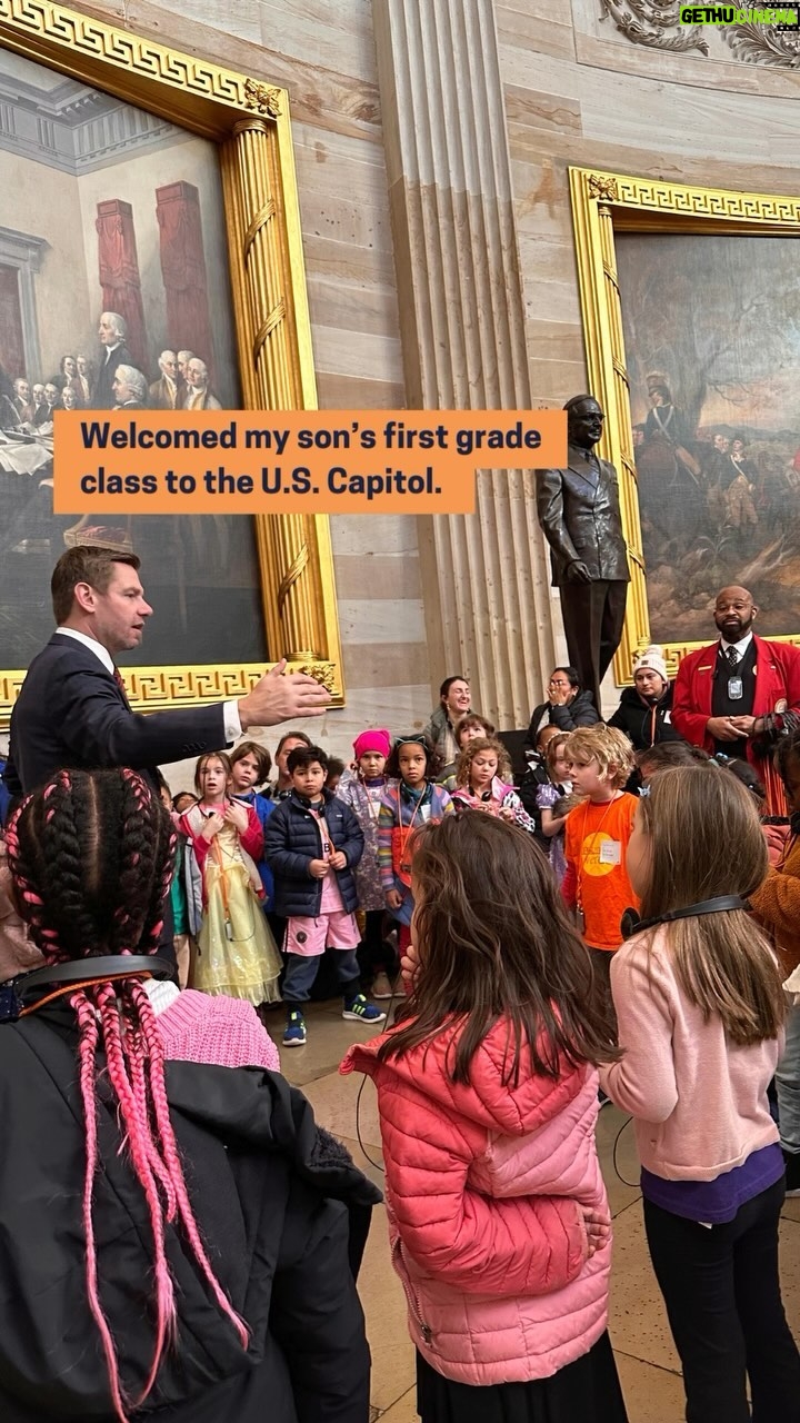 Eric Swalwell Instagram - Wrapped up another great week before the holiday break— check out the highlights 🤩