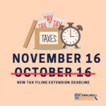 Eric Swalwell Instagram - UPDATE: The federal tax-extension deadline was extended AGAIN to November 16, 2023. To avoid a possible late filing penalty, remember to submit your IRS form 1040 by November 16, 2023. For more information check out: https://www.irs.gov/newsroom/for-california-storm-victims-irs-postpones-tax-filing-and-tax-payment-deadline-to-nov-16 or call my office at 510-370-3322.