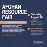 Eric Swalwell Instagram - I’m hosting a resource fair for the East Bay Afghan community to help answer questions and provide resources to newly arrived Afghans. The resource fair will begin at 12:00 PM PT and comes two years since the military and diplomatic withdrawal from Afghanistan.