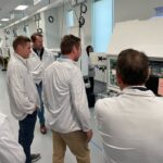 Eric Swalwell Instagram - As co-chair of the Personalized Medicine Caucus, it was great to visit 10X Genomics’ new facility in Pleasanton. Innovation in genomics is fundamental to diagnosing and treating some forms of cancer and many rare diseases. Their expansion will help accelerate scientific discovery and advance human health.
