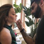 Erica Durance Instagram - In the amazingly talented hands of @antonmakeup and @davidgardnerla for my new photoshoot. #luckbealady #backinthesaddle