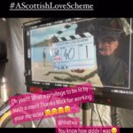 Erica Durance Instagram - Such an honor to work with Mick Coulter!!!! I love so many of his movies!!! He was such an absolute hoot and what a gent💋 #ascottishlovescheme @hhdtvis @jenni.baynham @jordan_young100 @w_network @hallmarkchannel