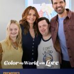 Erica Durance Instagram - Get ready to watch! June 12th 9/8c Check out the link in my bio for the Facebook live as well! #colormyworldwithlove @hallmarkmovie @peterbenson889 @benjaminayres @lilydmooreofficial @desanctisofficial @klkruper @infobobby @tianak655
