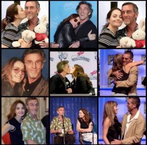 Erica Durance Instagram - Beautiful @thejohnglover  and Erica. I adored him from day 1. I feel immediate joy and peace whenever I am around him. 🤗🤗🤗 grateful to call him friend