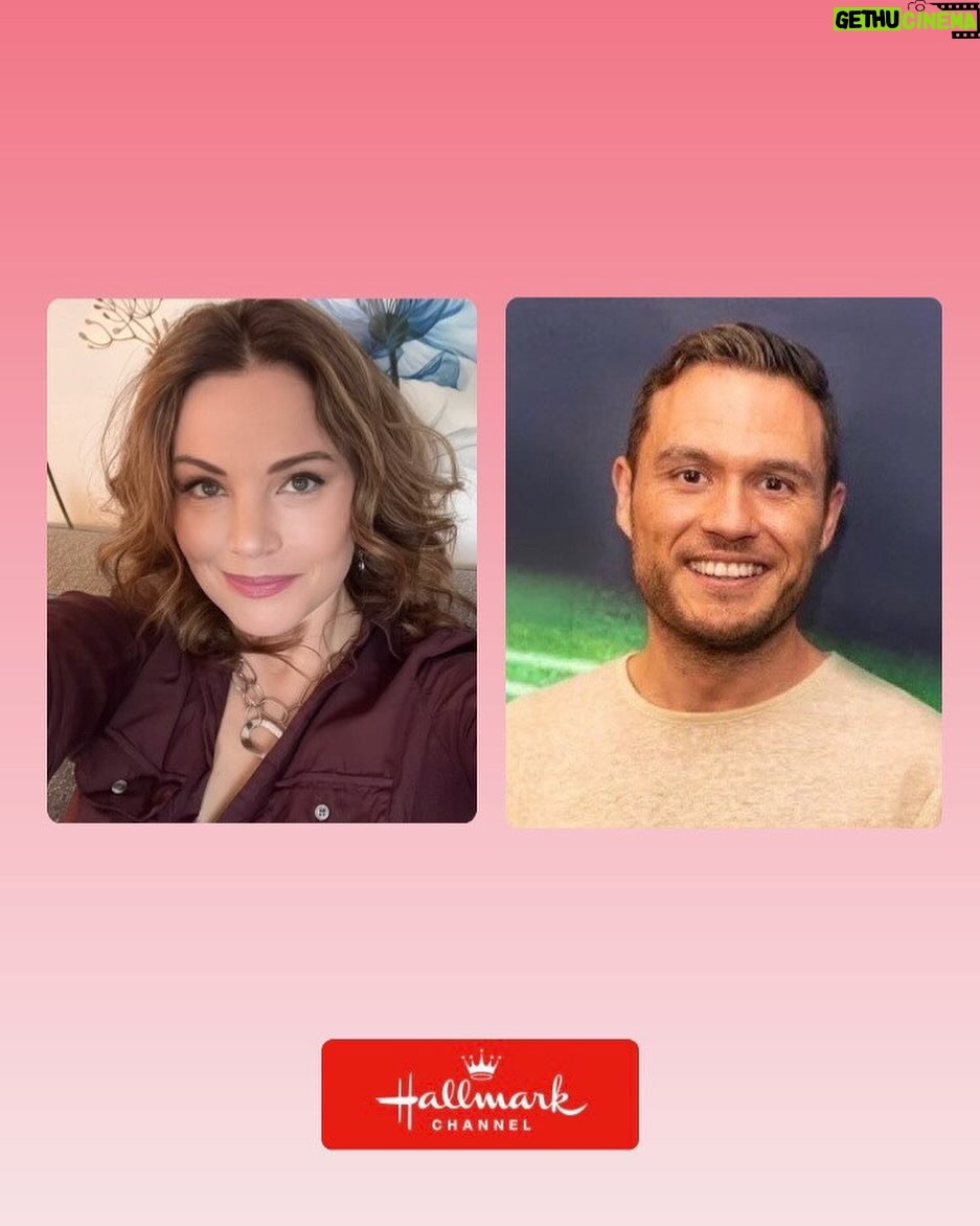 Erica Durance Instagram - Today at 1pm ET/10am PT On Hallmark Channel’s Facebook page View a chat with @durance.erica & @jordan_young100 #AScottishLoveScheme