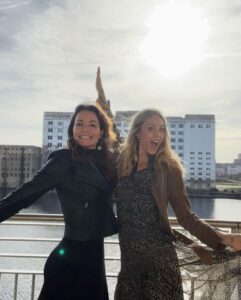 Erica Durance Instagram - Always love to catch up with my babe @lauravandervoort love our friendship. What a woman you are 🥰🥰🥰🥰