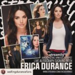 Erica Durance Instagram - @wellingdurancefans Join Erica Durance, Tom Welling & Laura Vandervoort for a LIVE AUTOGRAPH SIGNING with @streamily.live on January 12th ✨ Tom & Erica | 4PM EST | 1PM PST Laura | 1PM EST | 10AM PST ➡️ Go to www.streamily.com/ericadurance www.streamily.com/tomwelling www.streamily.com/lauravandervoort ➡️ Order the picture you want signed ➡️ Then watch Erica, Tom and Laura SIGN your picture LIVE on their Instagram (Jan 12th) #smallville #tomwelling #ericadurance #lauravandervoort #bitten #lucifer #savinghope #supergirl #clois #loislane #clarkkent #superman #loisandclark #supermanandlois #dctv #dcuniverse #thewinchesters #supernatural #spnfamily