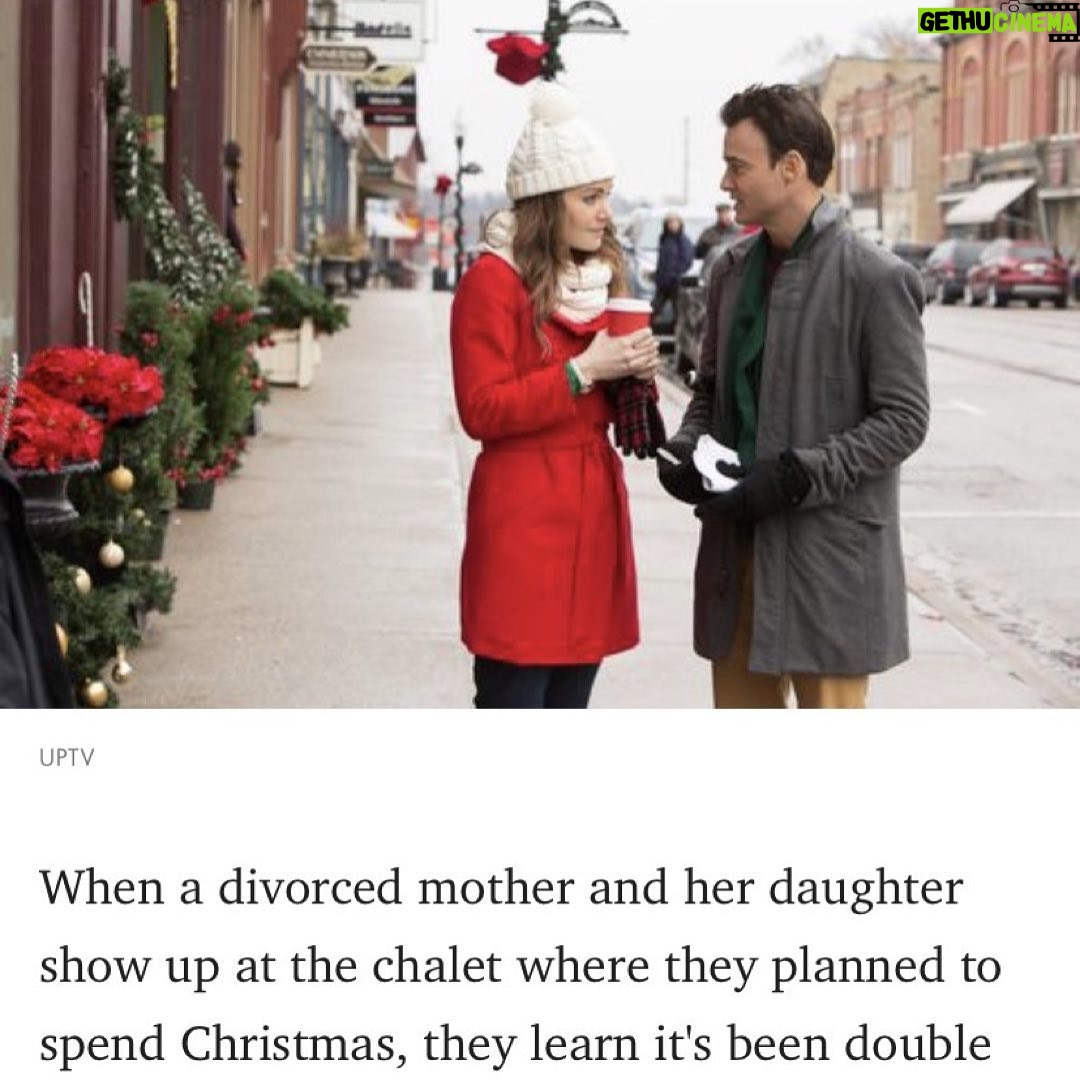 Erica Durance Instagram - Love this! @ellecanada named #thechristmaschalet one of the best New Christmas movies of the season. So proud of everyone. Our little movie made in 10 days. @jengibpics @robindunne @micah.k_ @jonathanyapp85 #robertvaughn