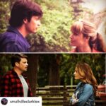 Erica Durance Instagram - Lois is giving Clark the same look #loisandclark #smallville#@tomwelling #2009 #2019