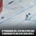 Ester Ledecká Instagram - Ester Ledecka 🇨🇿 made history at #PyeongChang2018. She secured victories in two different disciplines during the same Olympic Winter Games, a remarkable feat never witnessed before for a woman.💪😍 Spot her reaction - it speaks volumes! 🤯