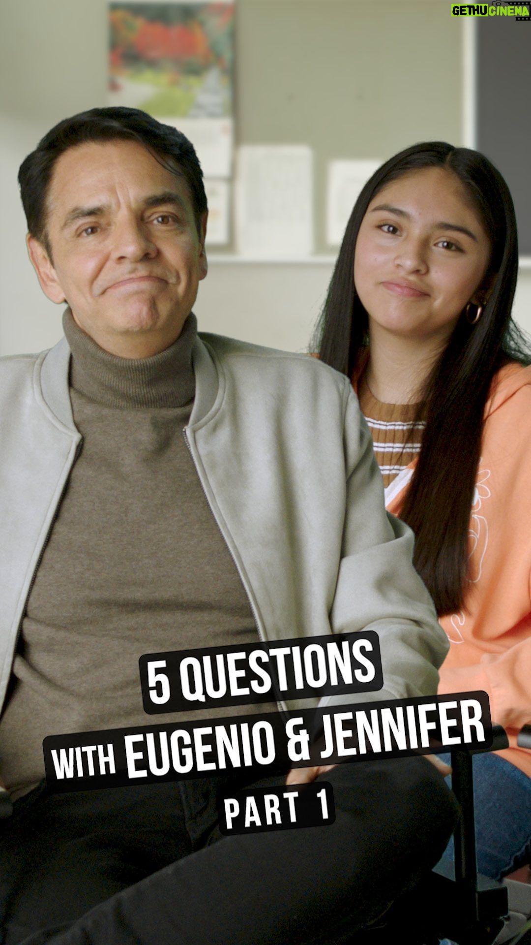 Eugenio Derbez Instagram - We wanna know… ¿Cuál fue tu materia favorita en la escuela? 📚😌 Get to know the stars of #RadicalTheMovie, Eugenio Derbez and Jennifer Trejo, ahead of it’s opening weekend. Radical, based on a true story, opens in the US on Nov. 3 and is now playing in Mexico. #SoyRadical #ThinkForYourself #PotentialisEverywhere #EugenioDerbez