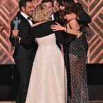 Eugenio Derbez Instagram - @sagawards Here’s to celebrating our unity, and to a future where all actors thrive. 🤟 #SAGAFTRAstrong 📸: @shutterstocknow