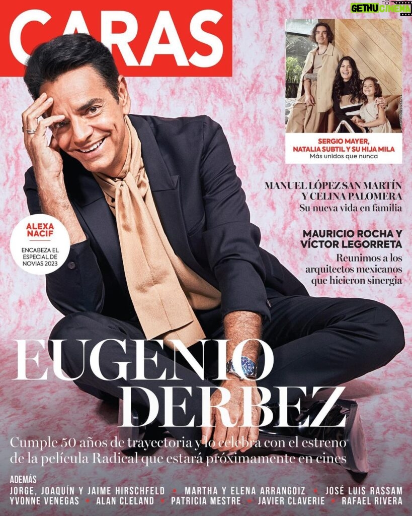 Eugenio Derbez Instagram - Gracias @carasmexico por la portada.